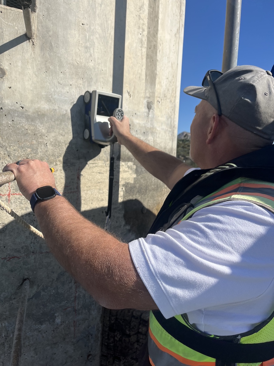 Lake Jennings GPR scanning