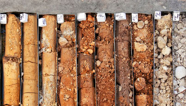 Soil Samples pulled by Christian Wheeler Engineering